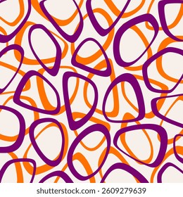 Abstract hand drawn decorative pattern. Vector Illustration.
