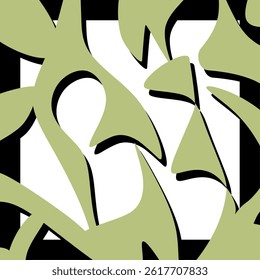 Abstract hand drawn decorative pattern. Vector Illustration.