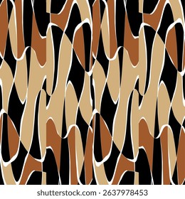 Abstract hand drawn decorative pattern. Vector Illustration.