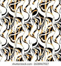 Abstract hand drawn decorative pattern. Vector Illustration.