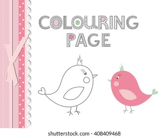 Abstract hand drawn doodle artwork in modern style for adult and children colouring page book,  invitations, monochrome cards, happy birthday congratulations, relaxing hobby.  Vector  Illustration.