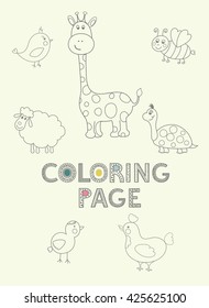 Abstract hand drawn doodle artwork in modern style for adult and children coloring page, book, relaxing, hobby. Vector illustration.