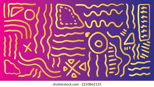 abstract hand drawn doodle background