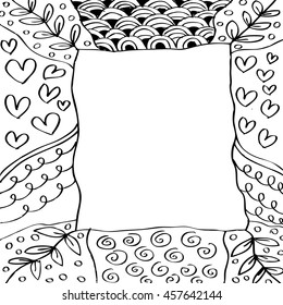 abstract hand drawn Doodle Design Elements