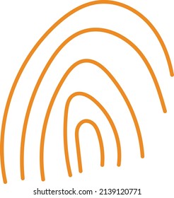 Resumen de la línea de dibujo de la mano