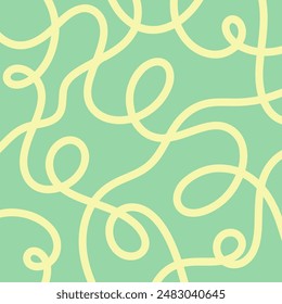 Abstract hand drawn doodle line design background in pastel colours