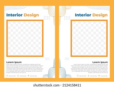 abstract hand drawn flyer template collection design