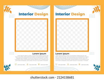 abstract hand drawn flyer template collection design