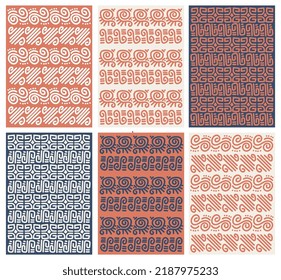abstract hand drawn geometric background vector