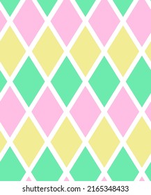 Resumen Mano Dibujar Cuadrícula Geométrica Tile Diamante Formas De Argyle De Diamantes Sensación De Sensación De Vector Patrón De Fondo Aislado
