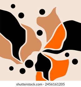 Abstract hand drawn geometric pattern. Vector Illustration.