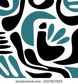 Abstract hand drawn geometric pattern. Vector Illustration.