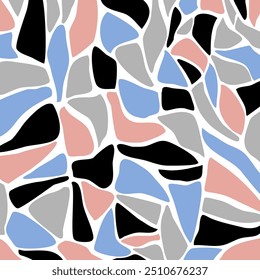 Abstract hand drawn geometric pattern. Vector Illustration.