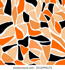 Abstract hand drawn geometric pattern. Vector Illustration
