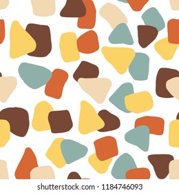 Abstract hand drawn Geometric retro pattern. Bright vector illustration. For decoration, textile, poster, card, scrapbooking, birthday and party invitation, wallpaper or background.