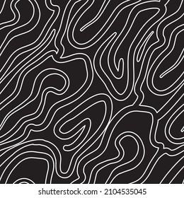 Abstract Hand drawn geometric seamless print pattern.