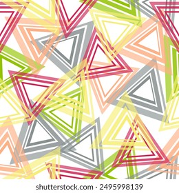 Abstract hand drawn geometric seamless pattern or background with glitter, sharpen textures, brush painted elements.  Chaotic guys repeated backdrop