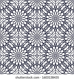 Abstract hand drawn graphic pattern