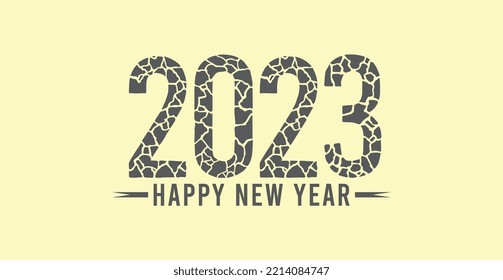 abstract hand drawn lettering text 2023