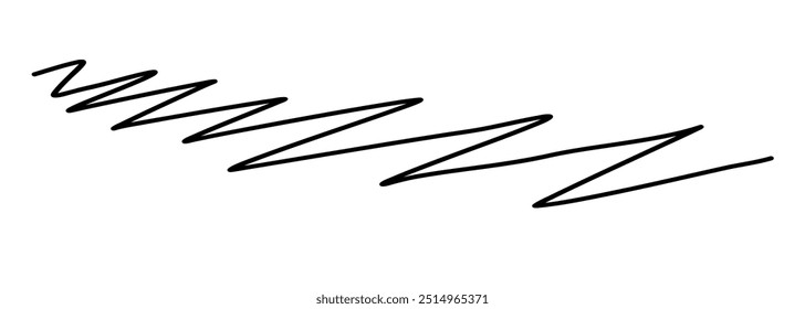 abstract hand drawn line scribbles on white background