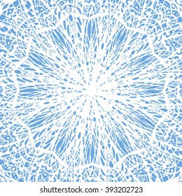 Abstract hand drawn mandala. Vector graphics.