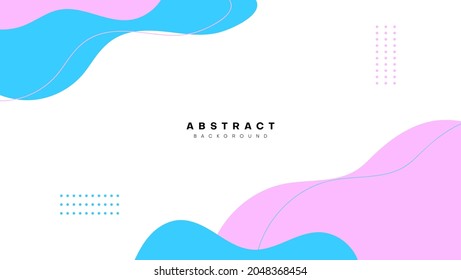abstract hand drawn memphis background can be used for banner, poster, promotion, presentation etc