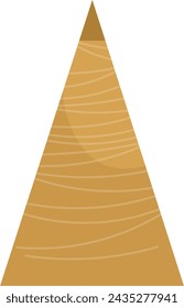 Ilustración abstracta dibujada a mano del vector de la montaña