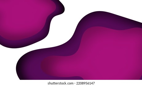 Abstract hand drawn organic shape pattern on white background. Vector graphic illustration.