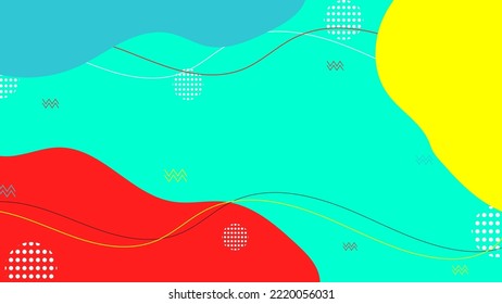 Abstract hand drawn organic shape pattern with circles and dot elements on background. Vector graphic illustration.