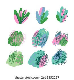 Elementos de Pintura Desenhados à Mão