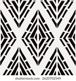 Abstrait, motif dessiné à la main, couleurs noir et blanc. Motif floral harmonieux-698.