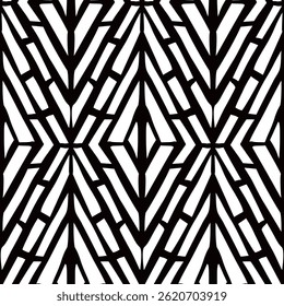 Abstrait, motif dessiné à la main, couleurs noir et blanc. Motif floral harmonieux-697.