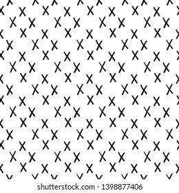 Abstract hand drawn pattern, monochrome, black and white. Creative vector illustration.Sketch for wrapping paper, textile, background fill, fabric. 