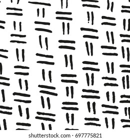 Abstract hand drawn pattern. Scandinavian style. Vector illustration. Perfect for textile.