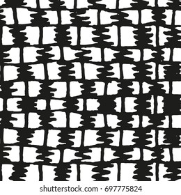 Abstract hand drawn pattern. Scandinavian style. Vector illustration. Perfect for textile.