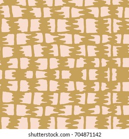 Abstract hand drawn pattern. Scandinavian style.  Vector illustration. Perfect for textile.