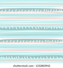 Abstract hand drawn pattern with strips. Vector illustration.