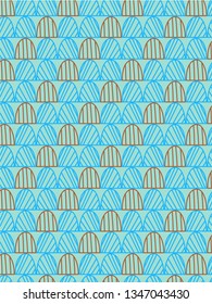abstract hand drawn pattern vector background