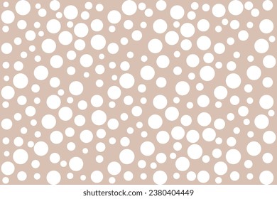 Abstract hand drawn polka dot pattern eps 10