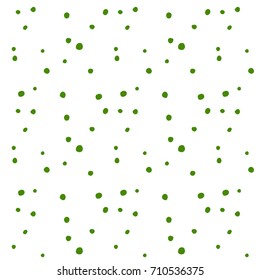 Abstract hand drawn polka dot pattern background,Big and small dots. Vector seamless pattern. Modern stylish texture.