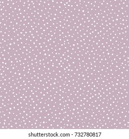 Abstract hand drawn polka dot seamless pattern.Vector illustration