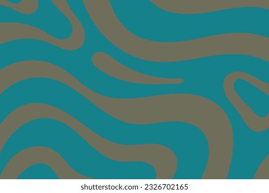 Abstrakter, handgezeichneter, psychedelischer Hintergrund. Retro-Vektorgrafik