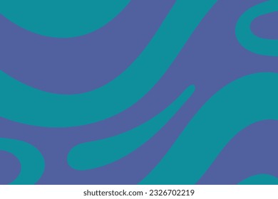 Abstract hand drawn psychedelic groovy background. Retro wavy vector illustration