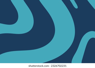Abstract hand drawn psychedelic groovy background. Retro wavy vector illustration