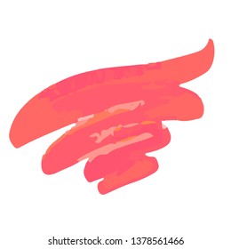 Abstract hand drawn red orange pink background for logo, banner, web page, gift card, flyer.  Vector illustration