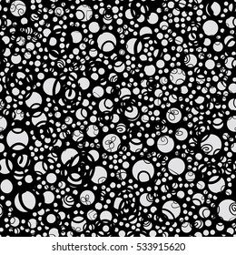 abstract hand drawn seamless doodle pattern. Eps-8