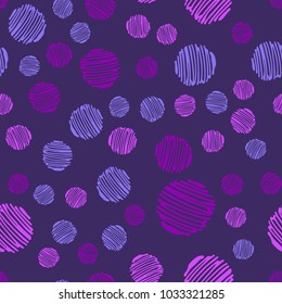 Abstract hand drawn seamless pattern. Design element for textile or wallpapers.