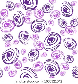 Abstract hand drawn seamless pattern. Design element for textile or wallpapers.