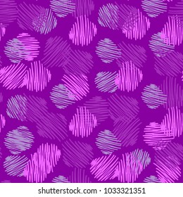 Abstract hand drawn seamless pattern. Design element for textile or wallpapers.