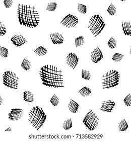 Abstract hand drawn seamless pattern. Design element for styles or wallpapers.